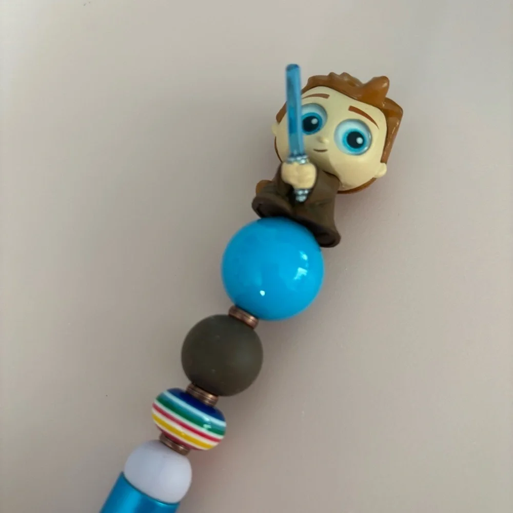 Disney Doorables: Star Wars: Obi-Wan Kenobi Robe handmade beaded pen